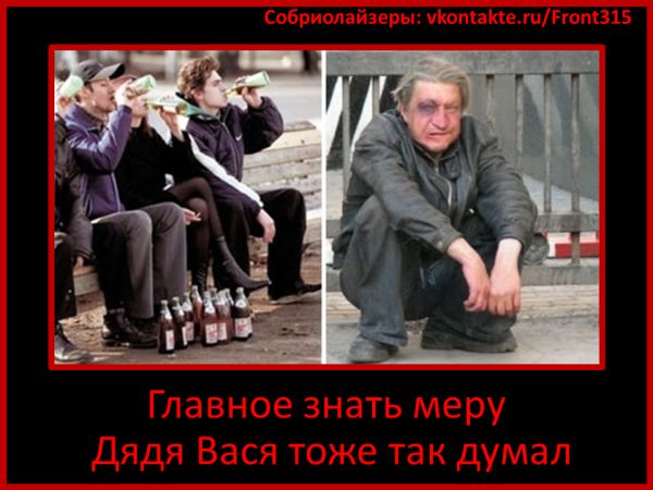 DEMOTIVATORS ABOUT ALCOHOL